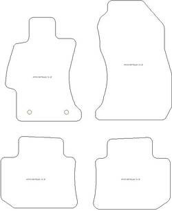 Alfombrillas para Subaru Impreza IV 04.2013-2017 MTM Plus