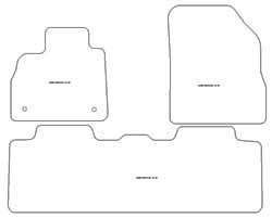 Alfombrillas para Renault Espace V 04.2015-03.2023 MTM Plus