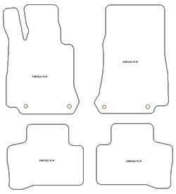 Alfombrillas para Mercedes GLC (X253) (tambien Plug-in Hybrid) 09.2015-06.2022 MTM Plus
