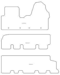 Alfombrillas para Fiat Talento panorama 2016- MTM Plus