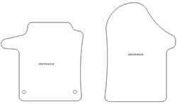 Alfombrillas para Mercedes V-Class (W447) / EQV 300 (electric) van 06.2014- MTM Plus