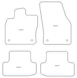 Alfombrillas para Audi Q2 (GA) 10.2016- MTM Plus