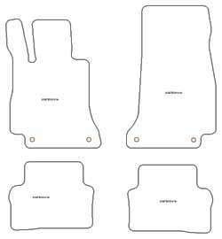 Alfombrillas para Mercedes Clase E (W213 T) Wagon (tambien Plug-in Hybrid) 11.2016-07.2023 MTM Plus