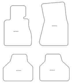 Alfombrillas para BMW Serie 7 (E65) 2002-2008 MTM Plus