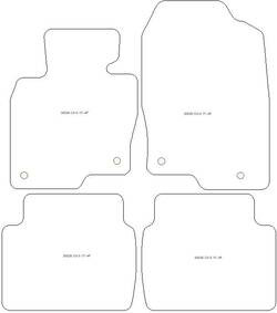 Alfombrillas para Mazda CX-5 (KF) 07.2017- MTM Plus