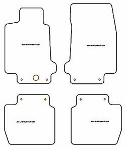 Alfombrillas para Maserati Granturismo 2007-2012 MTM Plus