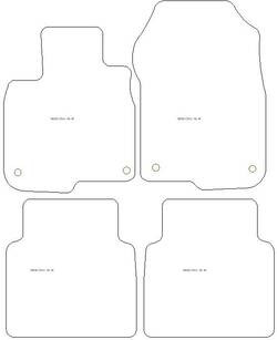 Alfombrillas para Honda CR-V V (tambien Hybrid e:HEV) 2018-2023 MTM Plus