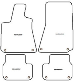 Alfombrillas velour Maserati Ghibli