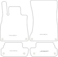 Alfombrillas velour Mercedes Clase S