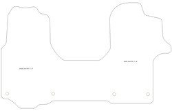 Alfombrillas velour Volkswagen Crafter