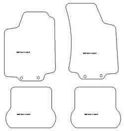 Alfombrillas para Volkswagen Golf 4 Cabrio 1998-2002 MTM Plus