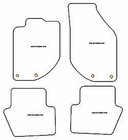 Alfombrillas velour Volvo C70