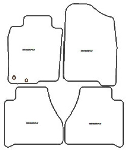 Alfombrillas velour Nissan Navara