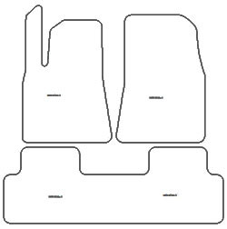 Alfombrillas velour Tesla Model 3