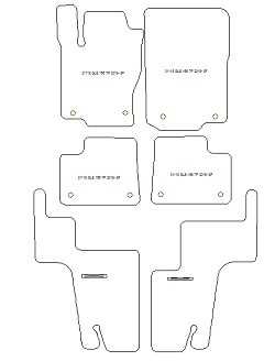 Alfombrillas velour Mercedes GLS