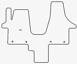 Alfombrillas velour Volkswagen T6 Transporter