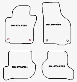 Alfombrillas velour Volkswagen Jetta