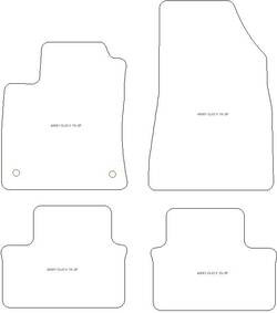 Alfombrillas para Renault Clio 5 (tambien E-Tech Hybrid /E-Tech Full Hybrid) 2019- MTM Plus
