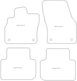 Alfombrillas para Audi Q3 II (F3) Sportback (tambien Plug-in Hybrid y TFSI) 10.2019- MTM Plus