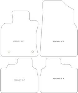 Tappetini per Toyota Camry (anche Hybrid) 2019-