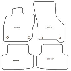 Alfombrillas para Audi A3 (8Y) Sportback MHEV / TFSI / TFSIe 03.2020- MTM Plus