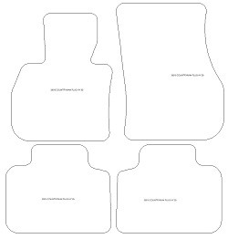 Alfombrillas para Mini Countryman (F60) Plug-in Hybrid 2020-10.2023 MTM Plus