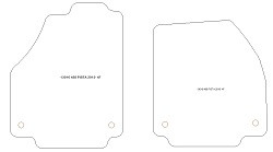 Tappetini per Ferrari 488 2015-/ MTM Plus