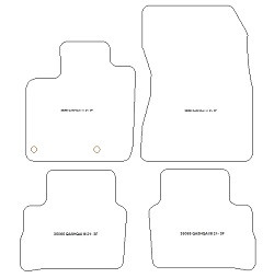 Alfombrillas para Nissan Qashqai III (J12) Mild-Hybrid 2021- MTM Plus