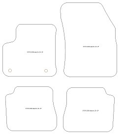 Alfombrillas para Peugeot e-2008 Electric 2020- MTM Plus