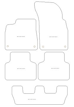 Alfombrillas para Audi Q7 (4M) 7 asientos 10.2019- MTM Plus