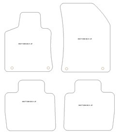 alfombra de conductor MTM Plus