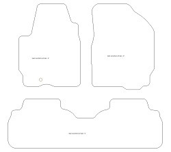 Alfombrillas para Ford Maverick 5 puertas 2001-/ MTM Plus