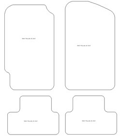 alfombra de conductor MTM Plus