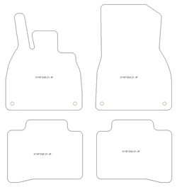 alfombra de conductor MTM Plus