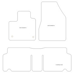 Alfombrillas para Mercedes Citan (W420) 10.2021- MTM Plus