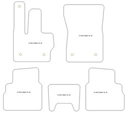 Alfombrillas para Mercedes Clase G (W463) 2018- MTM Plus