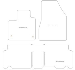 Alfombrillas para Renault Kangoo III 06.2021- MTM Plus