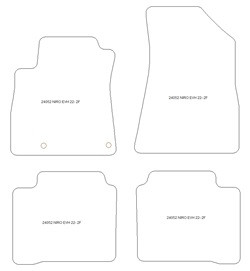 Alfombrillas para Kia Niro HEV Hybrid 07.2022- MTM Plus