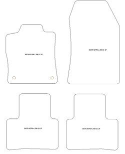 Alfombrillas para Opel Astra L Sports Tourer (tambien Plug-in Hybrid) 2022- MTM Plus