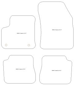 Alfombrillas para Citroen C4 X Electric 10.2022- MTM Plus