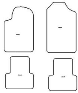 Alfombrillas para Alfa Romeo Alfetta GTV 1974-1987 MTM Plus