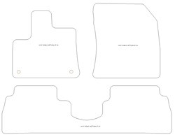 Alfombrillas para Fiat Doblo III / e-Doblo (Electric) 2023- MTM Plus