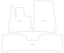 Alfombrillas para Mercedes EQE (X294) 2023- MTM Plus