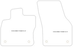 Alfombrillas para Ford Connect Transit 2024- MTM Plus