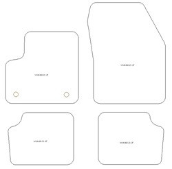 Alfombrillas para Fiat 600 Electric 2023- MTM Plus