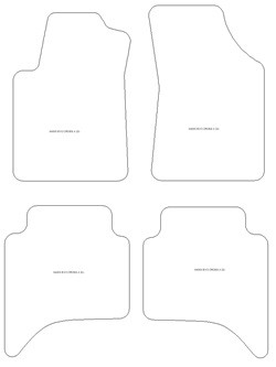 Alfombrillas para EVO Evo Cross 4 2022- MTM Plus