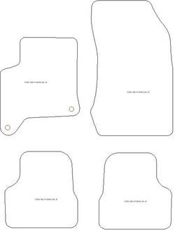 Alfombrillas para Peugeot 208 Hybrid 09.2023- MTM Plus