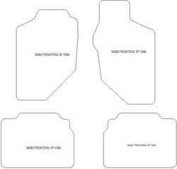 Alfombrillas para Opel Frontera 3 puertas 1998-2004 MTM Plus