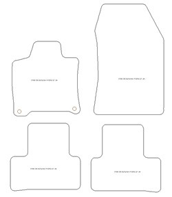 Alfombrillas para Peugeot 308 III Hybrid 2024- MTM Plus