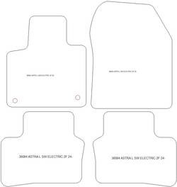 Alfombrillas para Opel Astra L Sports Tourer Electric 2024- MTM Plus